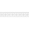 Ekena Millwork Oakley Architectural Grade PVC Running Trim, 8"H x 5/8"P x 48"L RUNP08X0625X48OAK - alternate 3